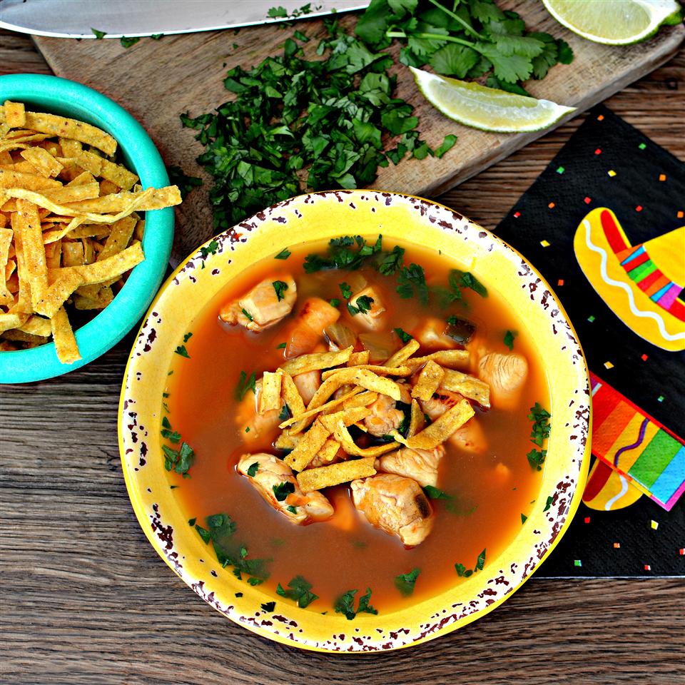 Quick and Easy Chicken Tortilla Soup