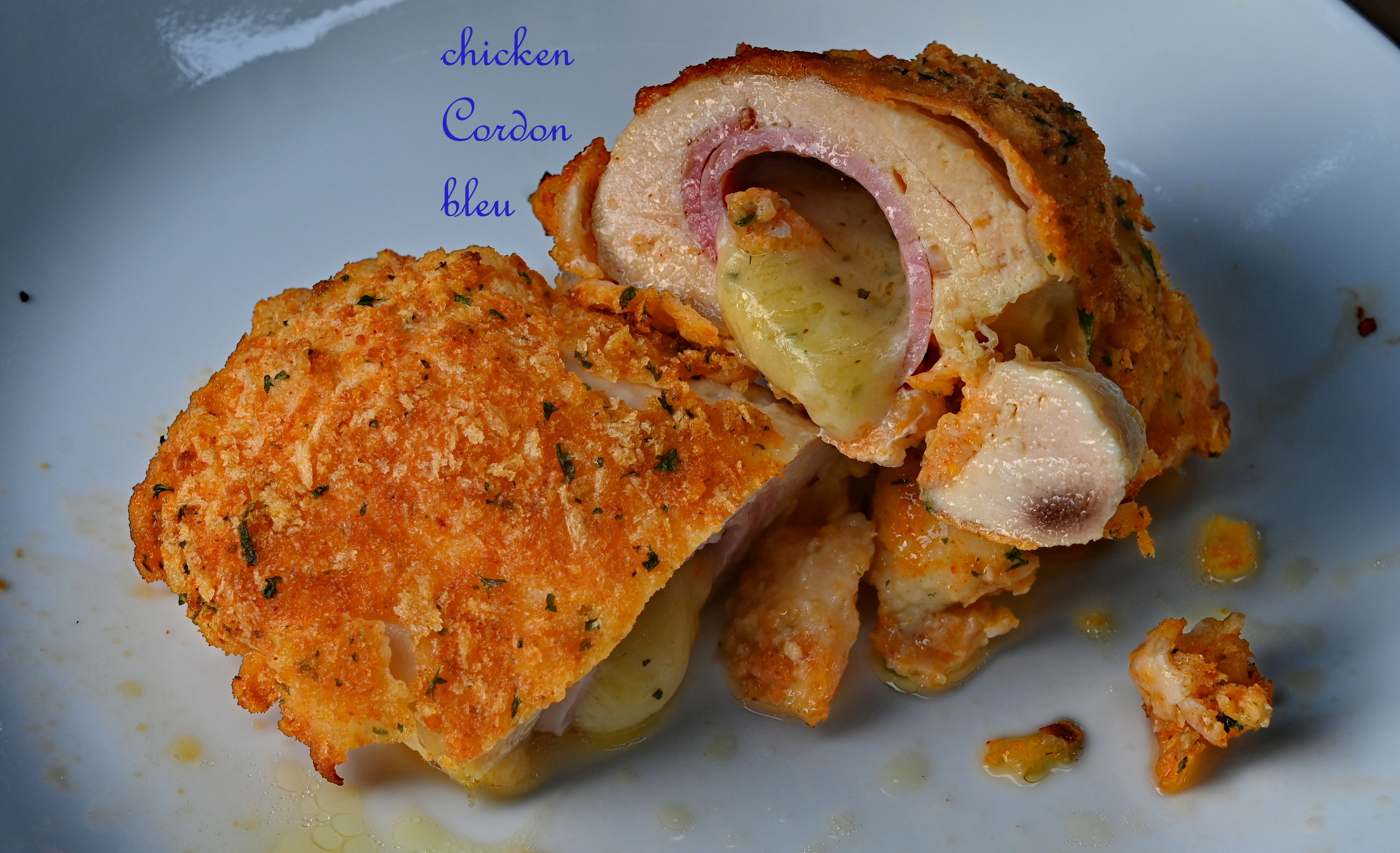 Air Fryer Chicken Cordon Bleu