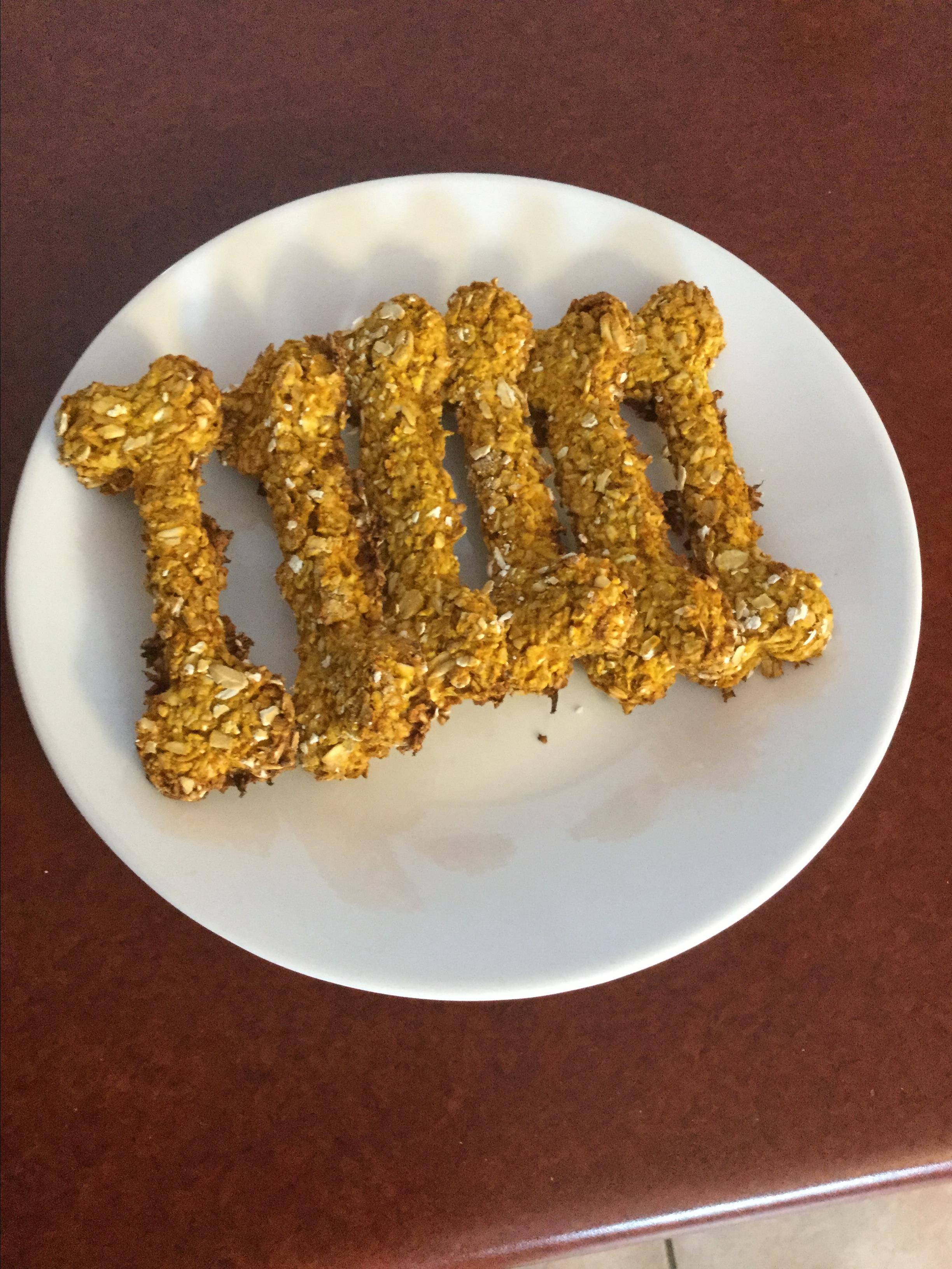 Pumpkin-Apple Dog Treats