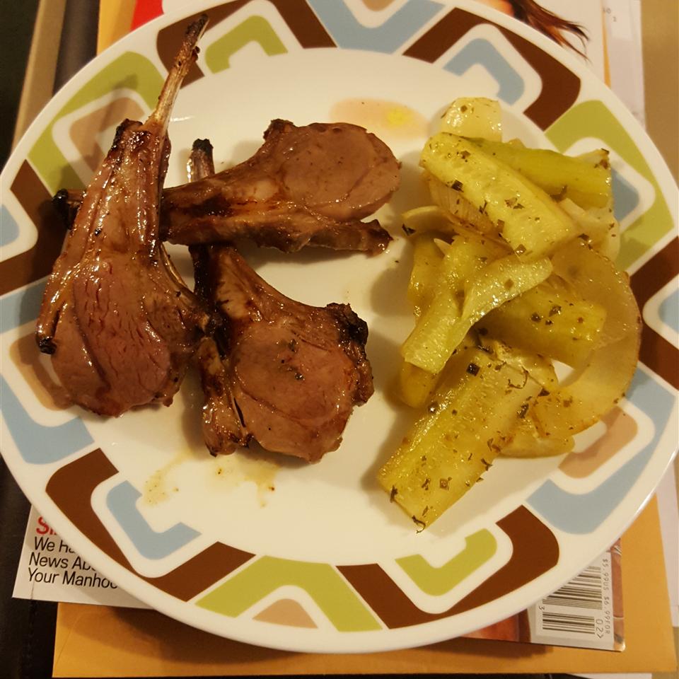 Roasted Cucumbers and Onions with Fresh Herbs