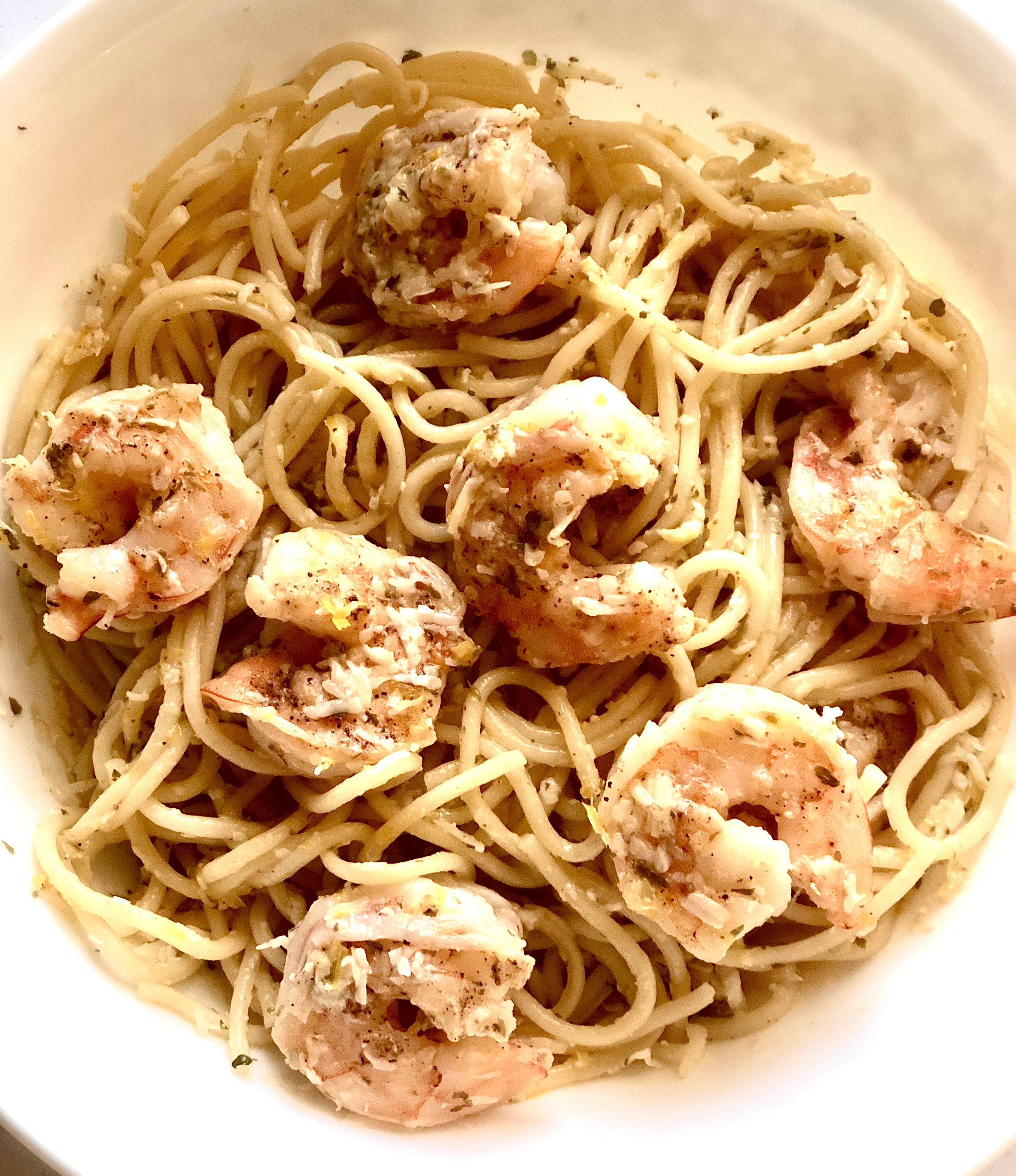 Lemon Shrimp Pasta
