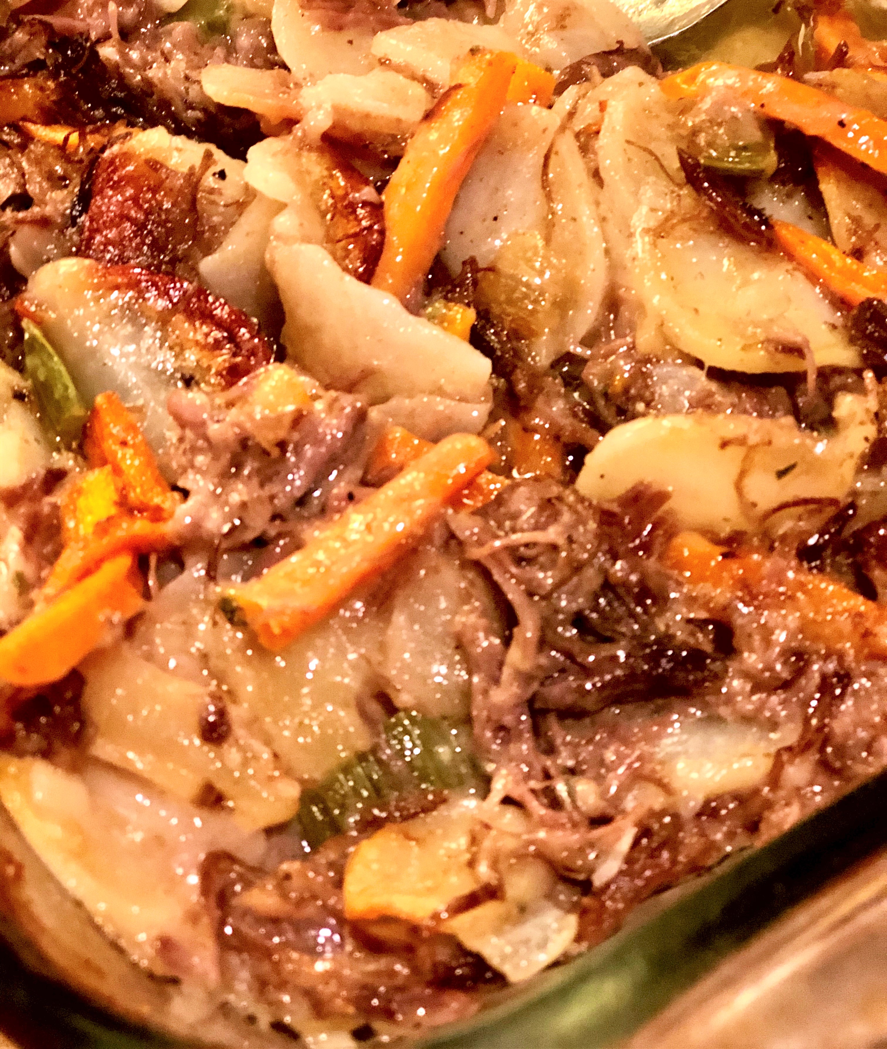 Leftover Pot Roast Casserole