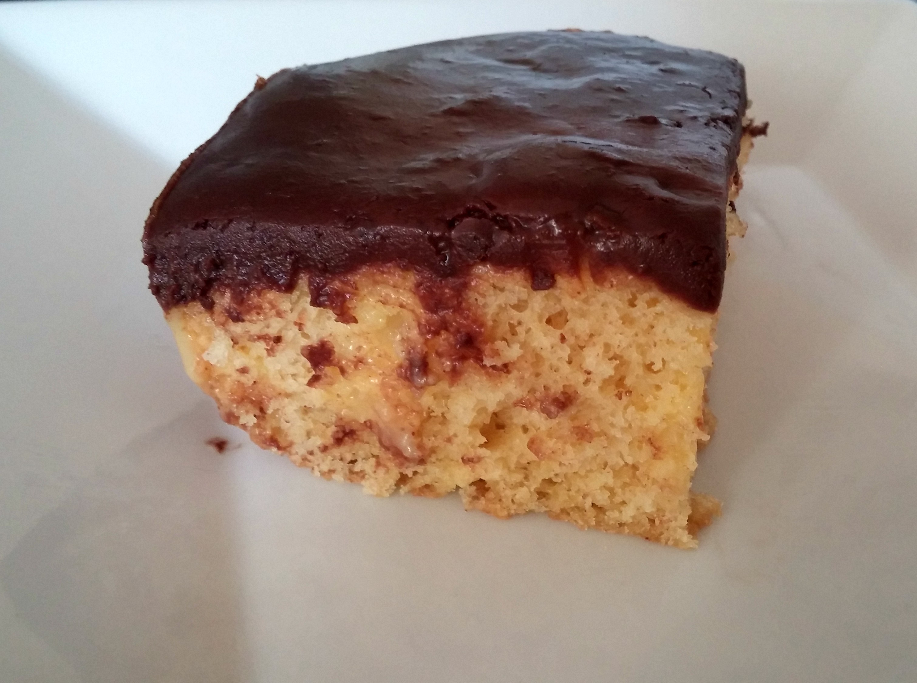 Easy Boston Cream Poke Cake