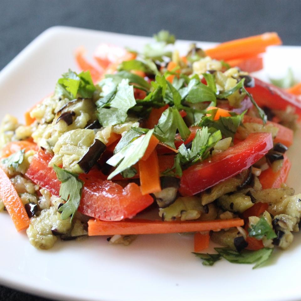 Baked Eggplant Salad