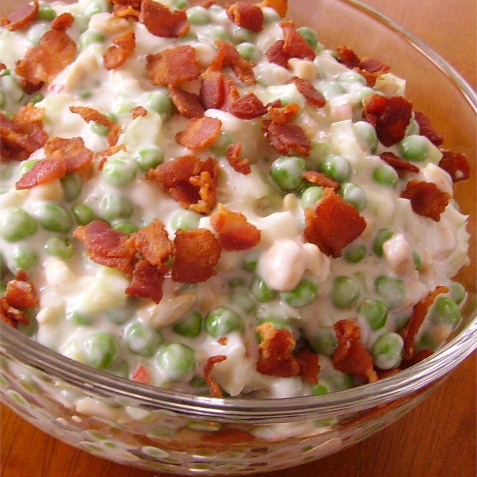 Crunchy Pea Salad with Bacon