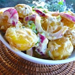 Warm Dijon Potato Salad