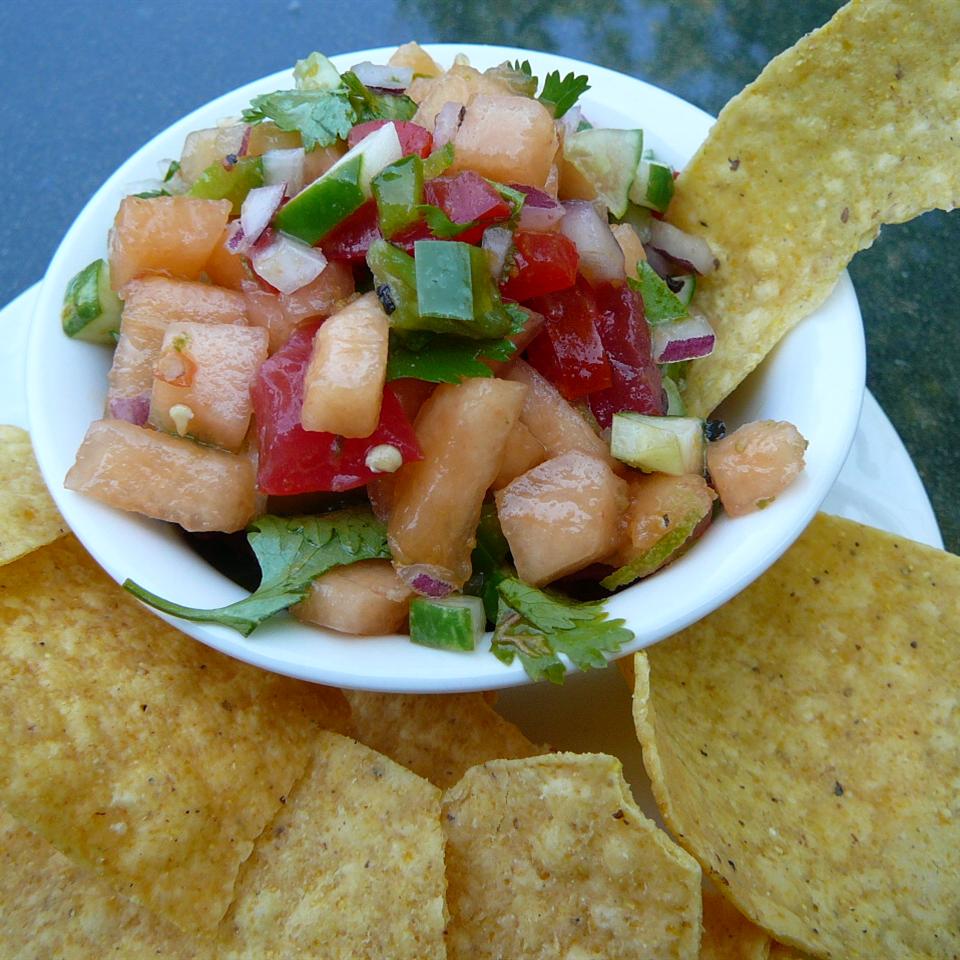 Cucumber Melon Salsa