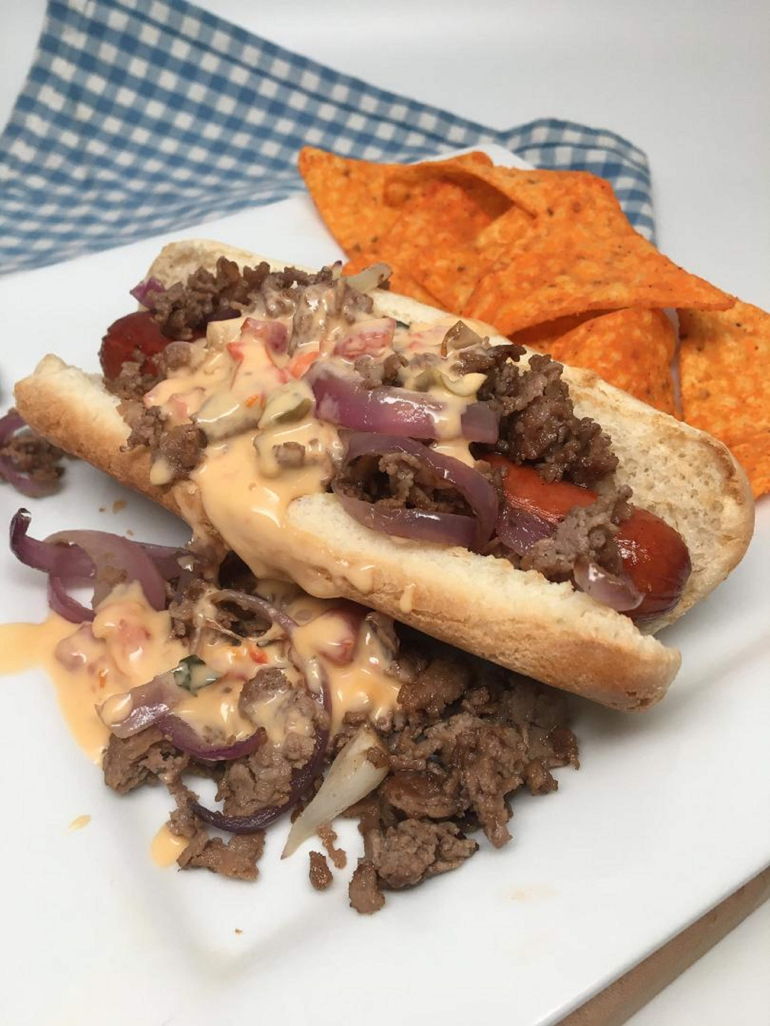 Philly Cheese Steak Dog