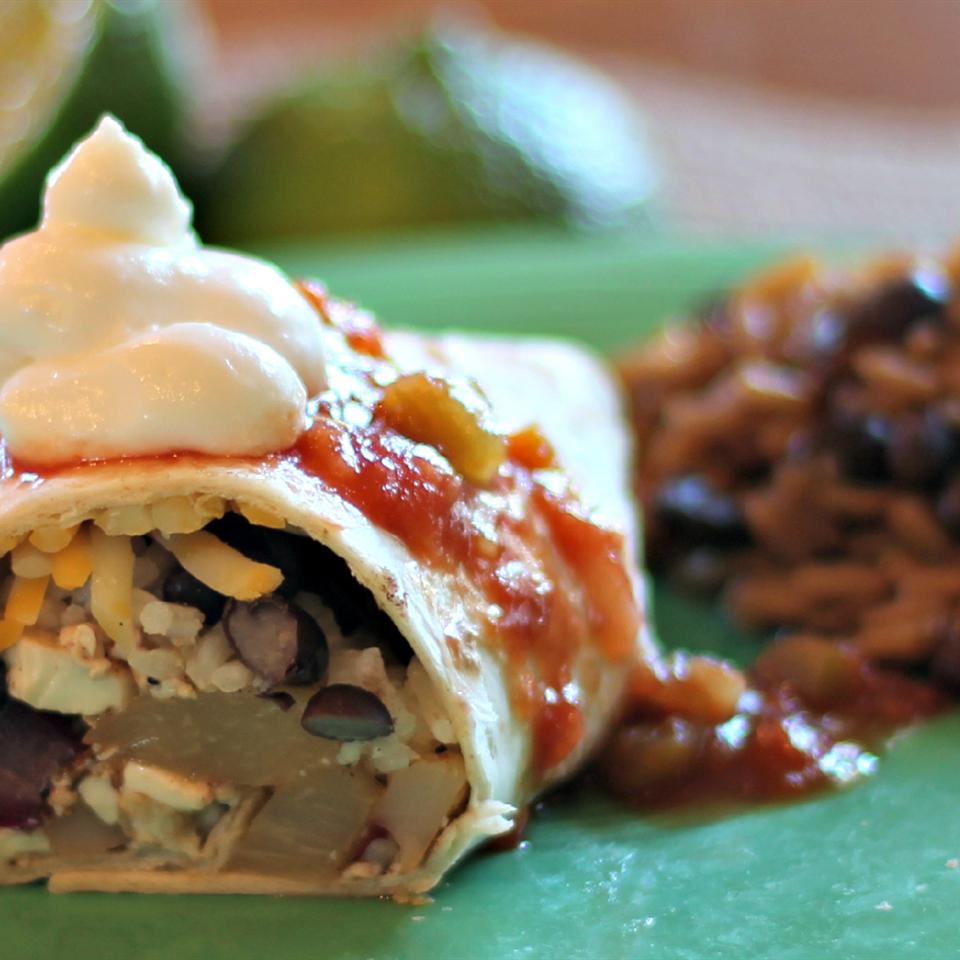 Vegetarian Jamaican Jerk Burrito