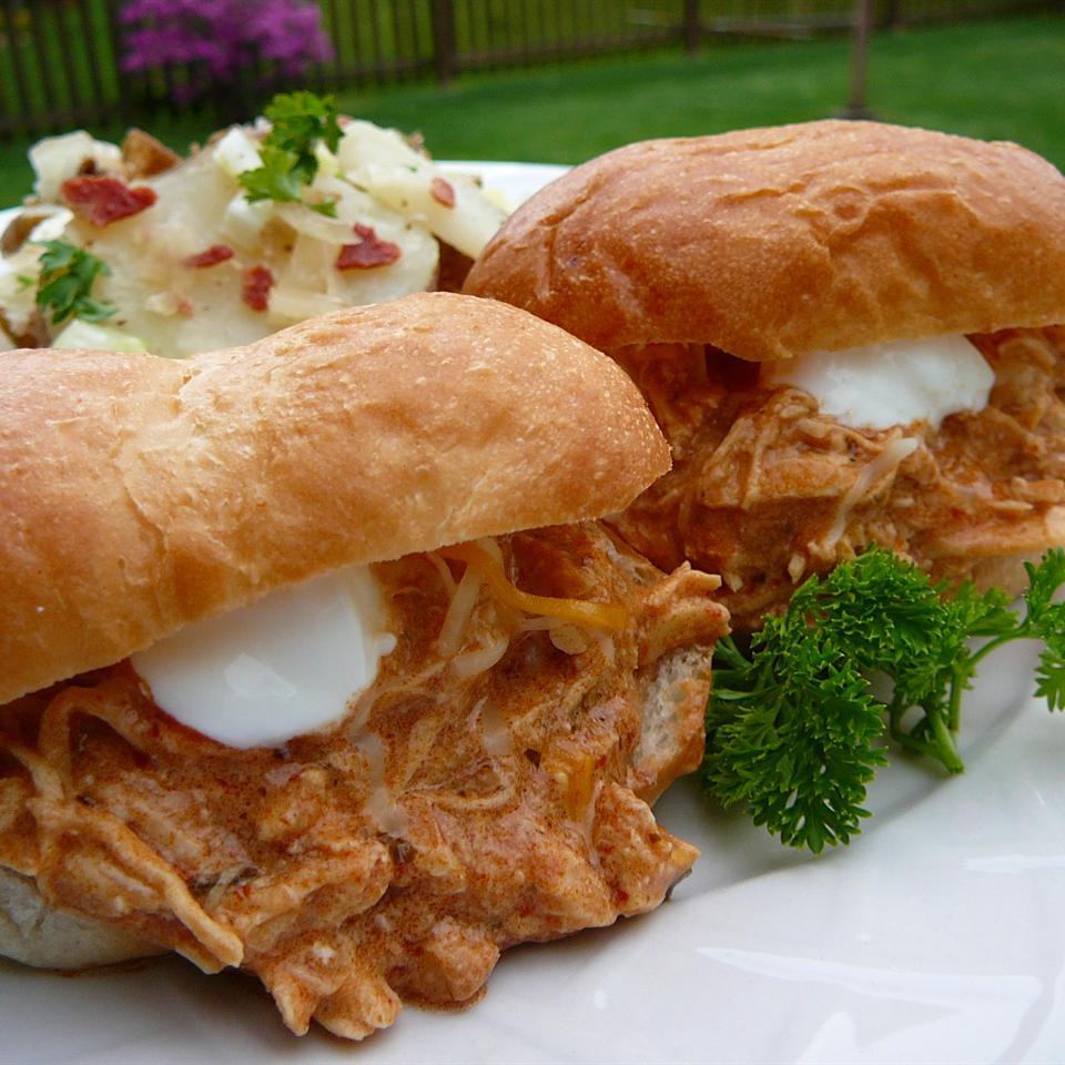 Chicken Verde Sandwiches