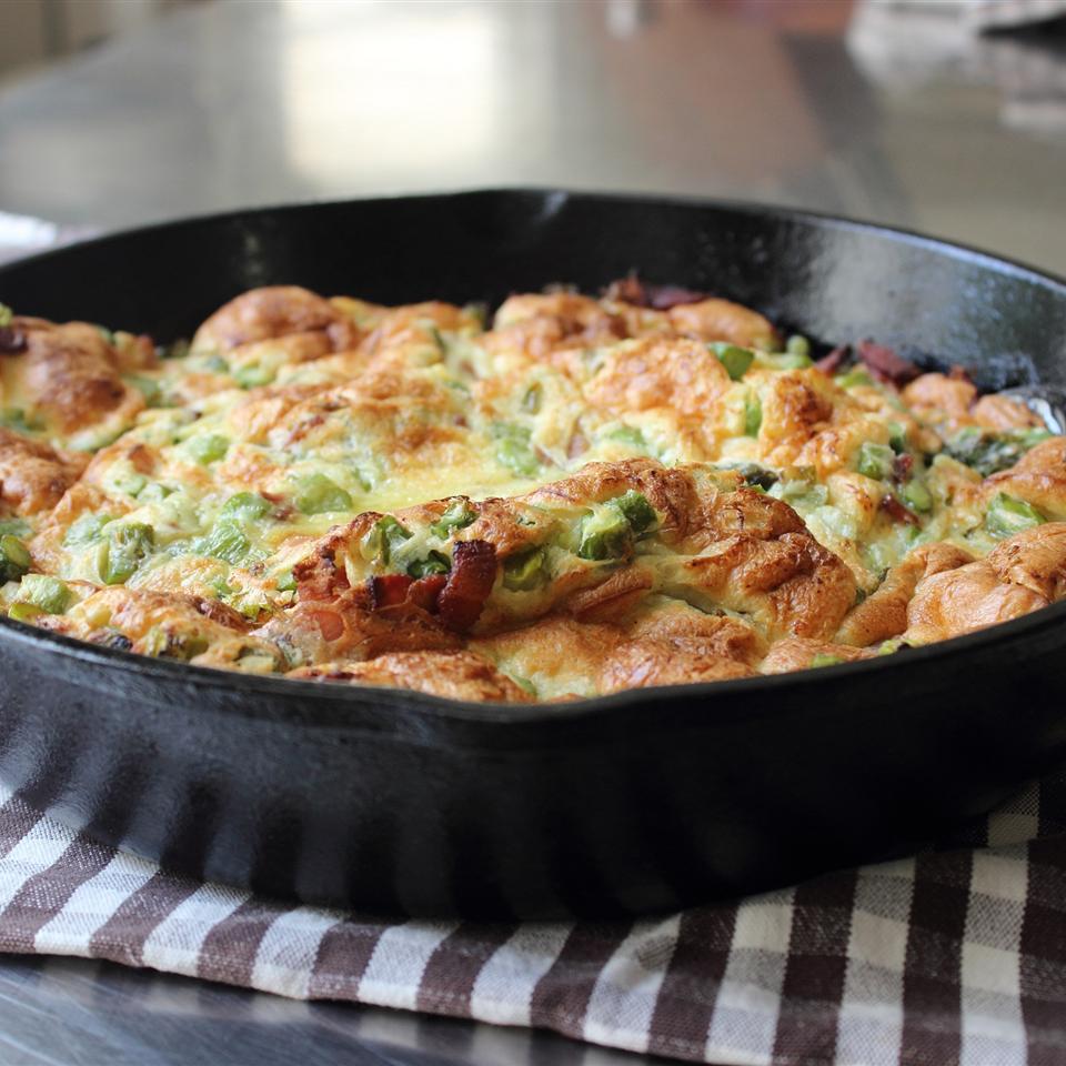 Chef John's Bacon and Asparagus Dutch Baby