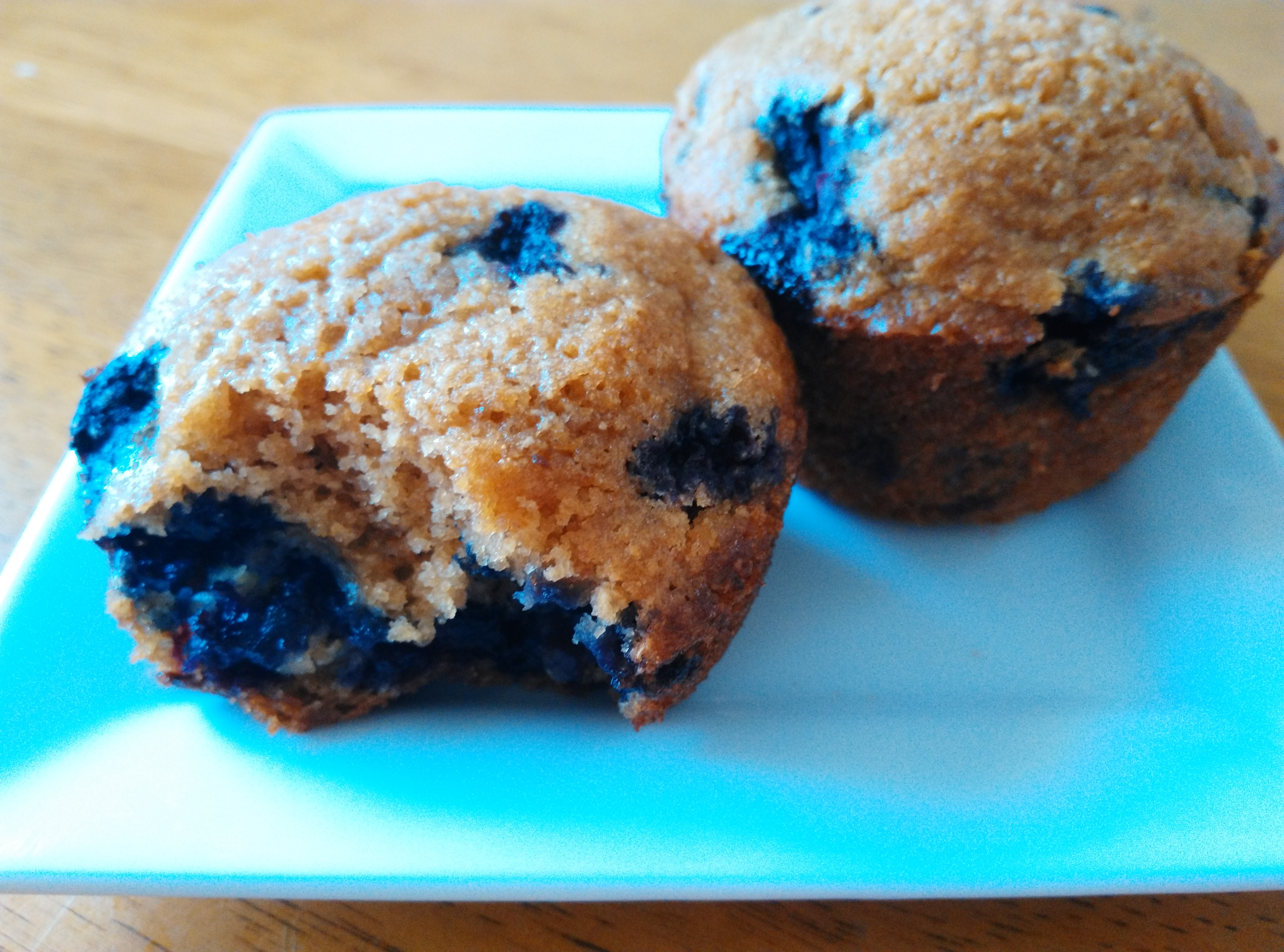 Blueberry Cornmeal Muffins