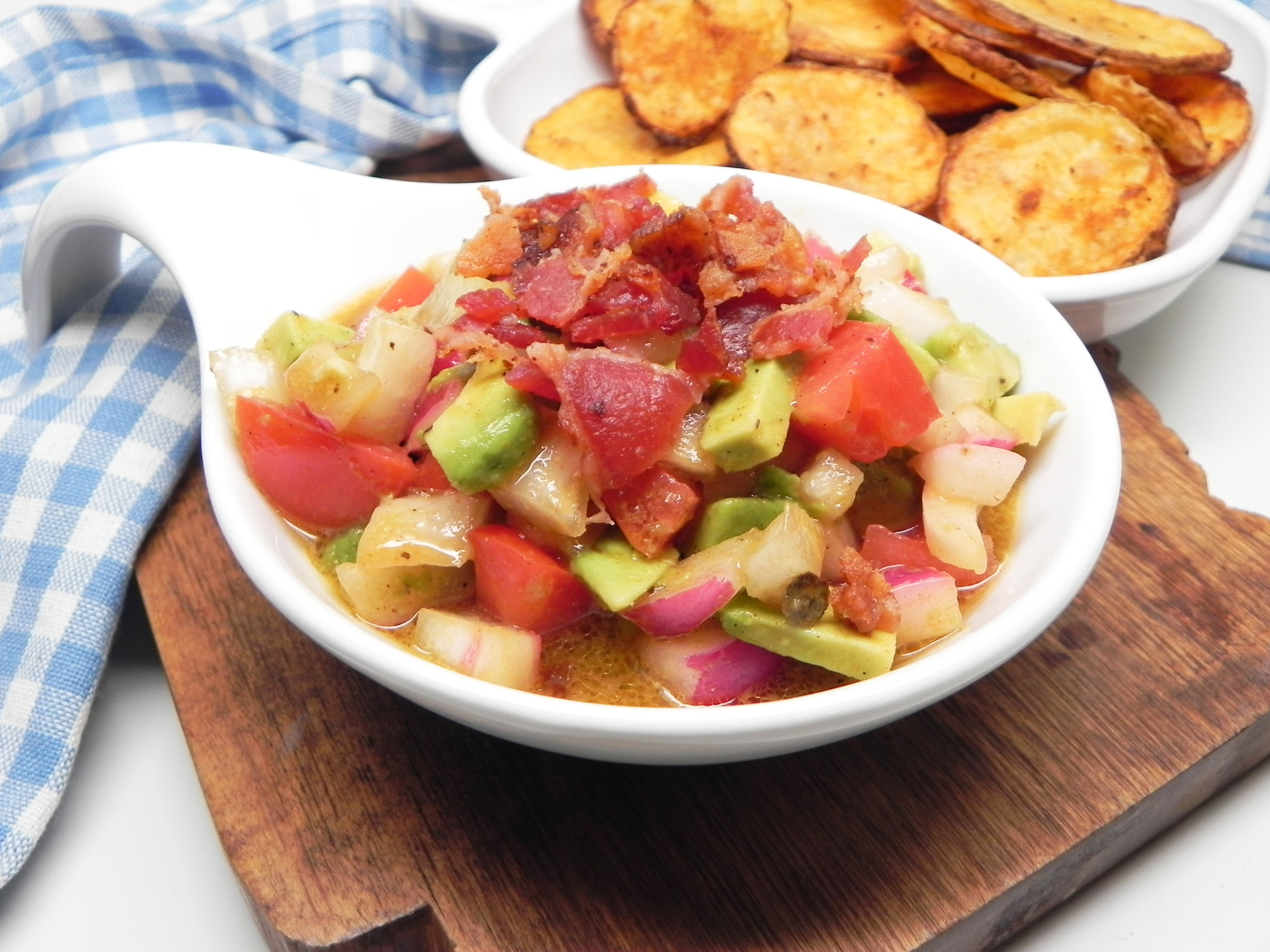 Bacon, Avocado, and Tomato Salad
