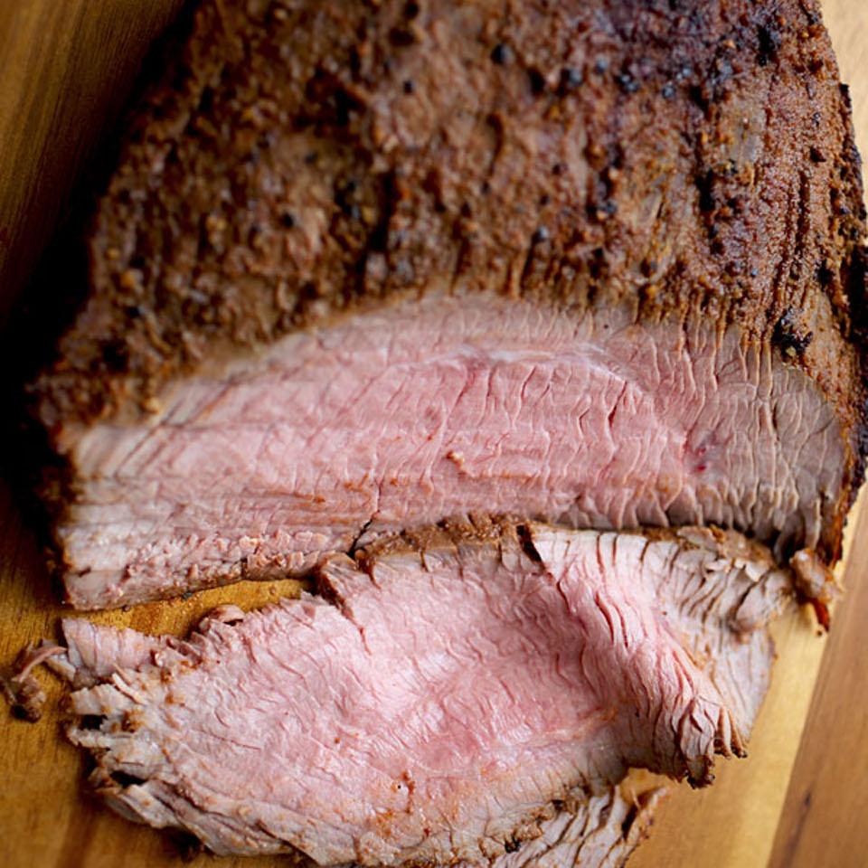 Grilled Flank Steak "Pastrami"