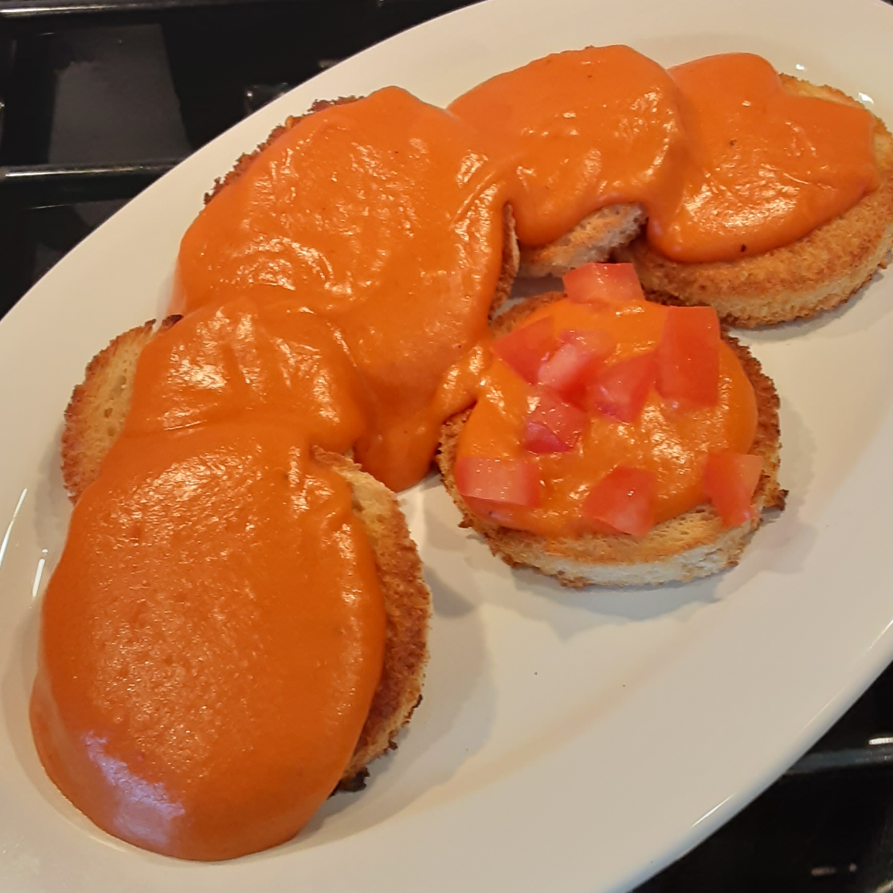 Tomato Welsh Rarebit