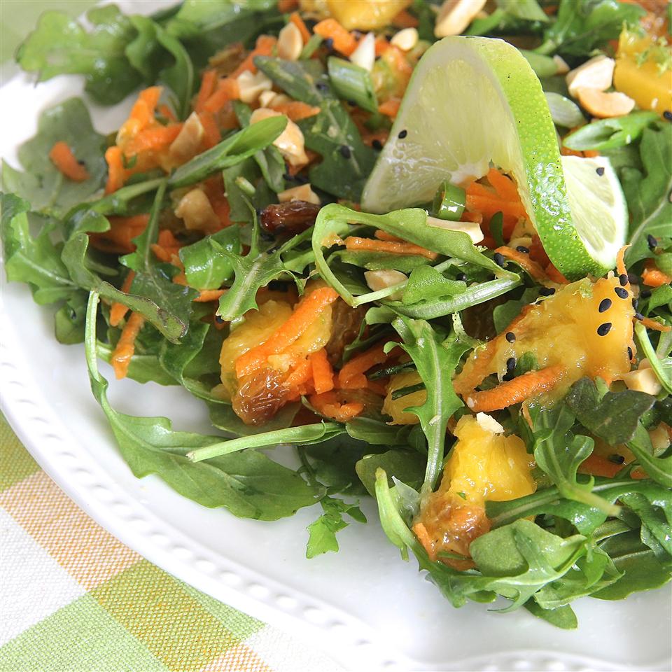 Mango, Carrot, and Arugula Salad