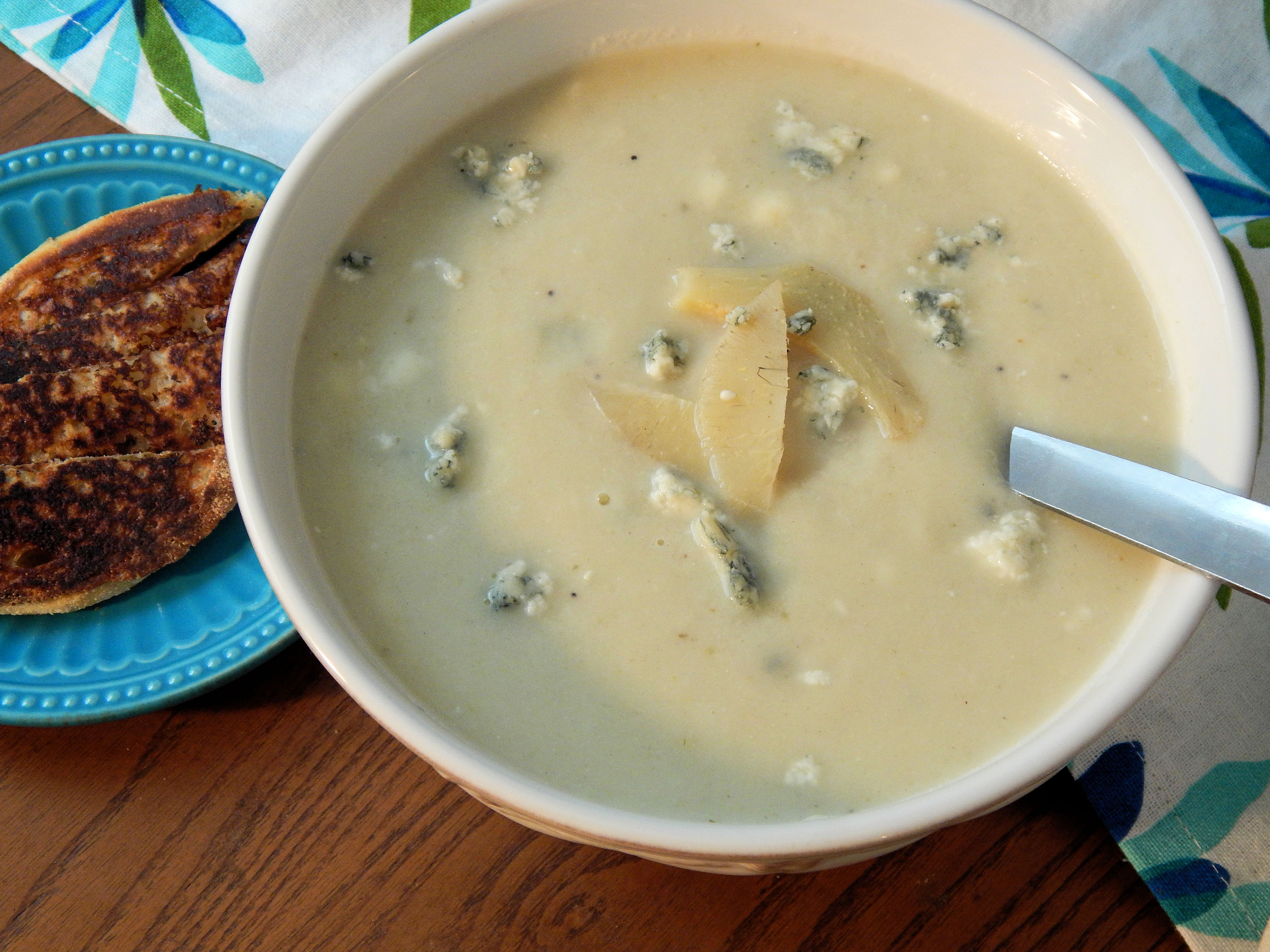 Artichoke and Blue Cheese Bisque