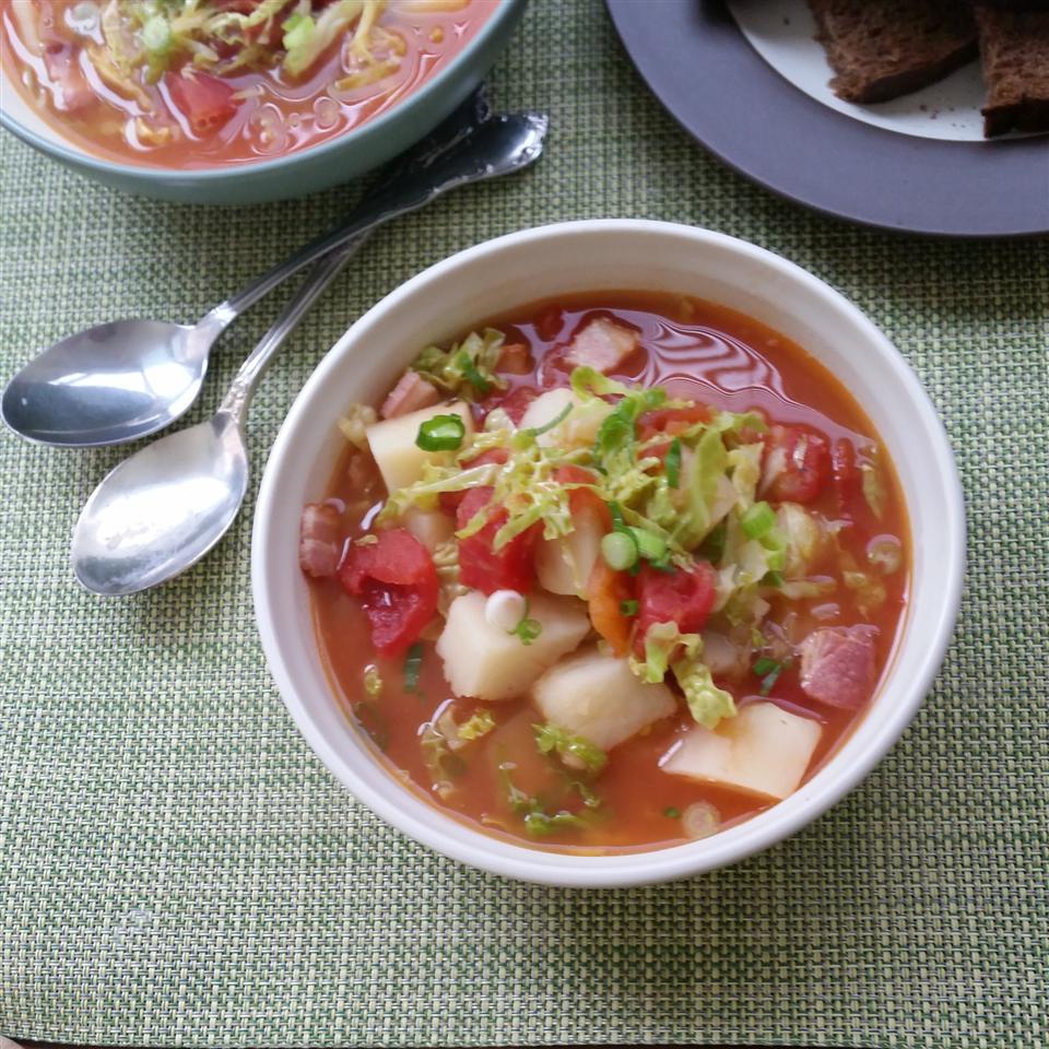 Irish Bacon And Cabbage Soup