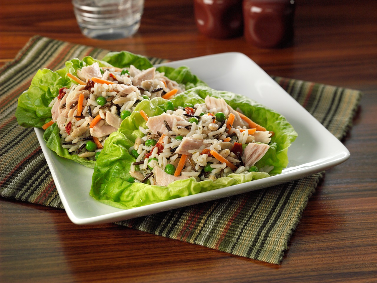Albacore Tuna and Rice Medley Lettuce Cups