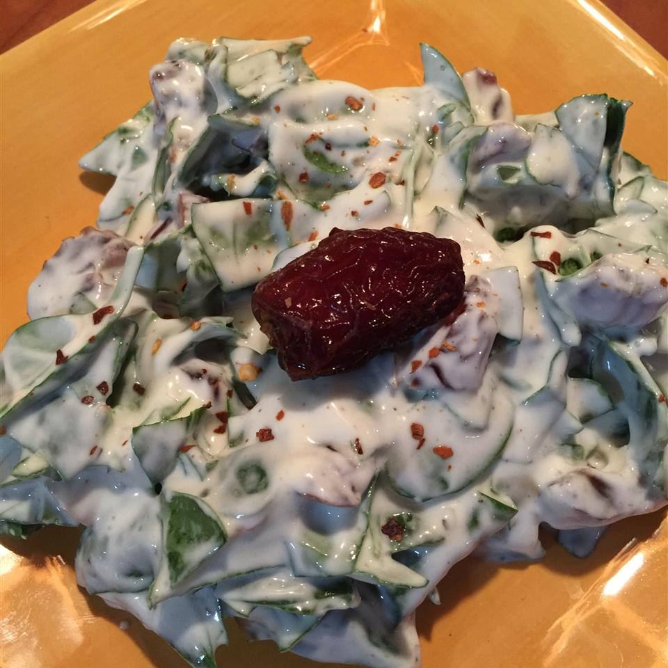 Date and Spinach Salad