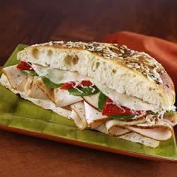 KRETSCHMAR® Turkey and Cheese Focaccia Sandwich