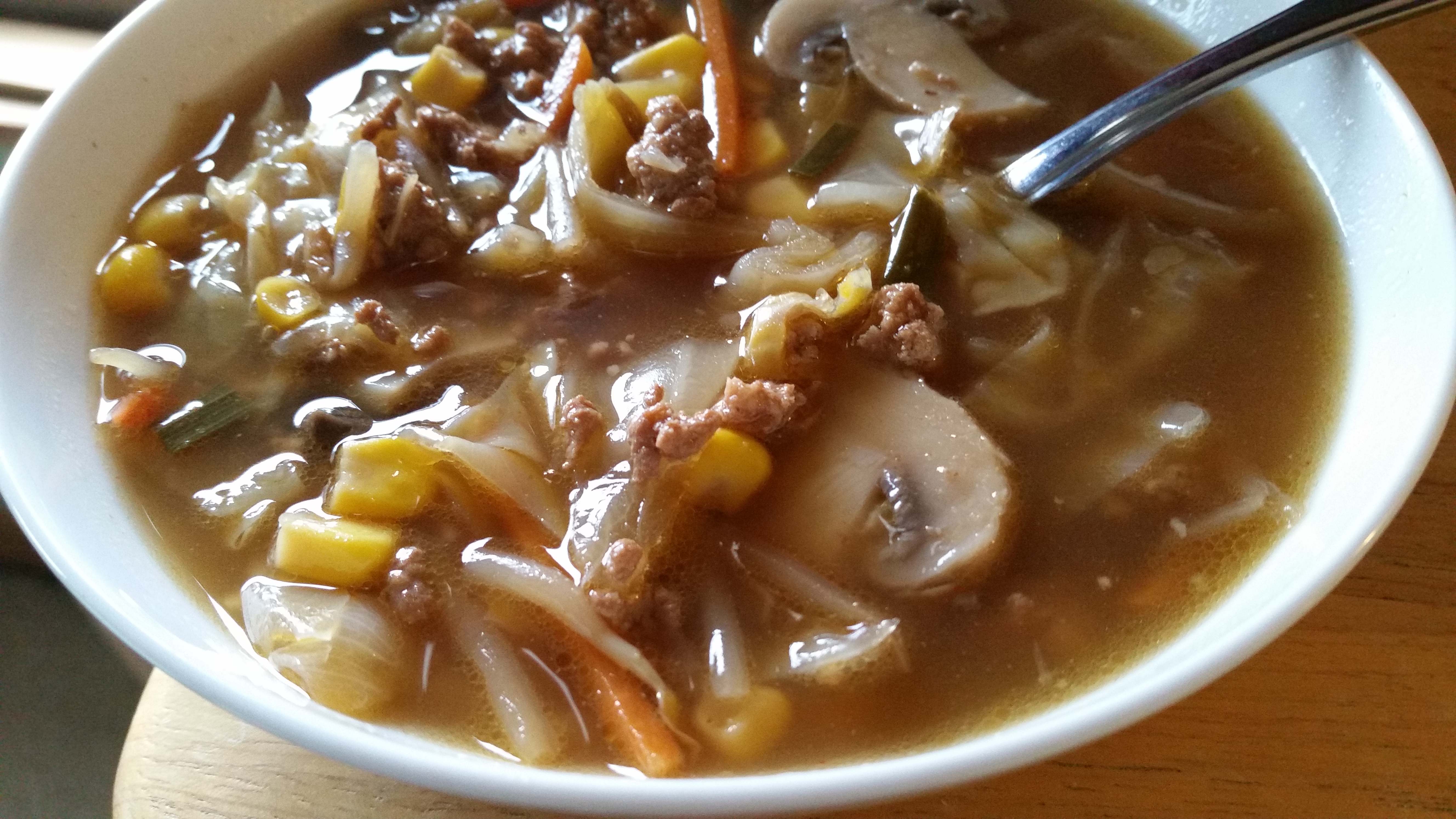 Hot and Sour Cabbage Soup