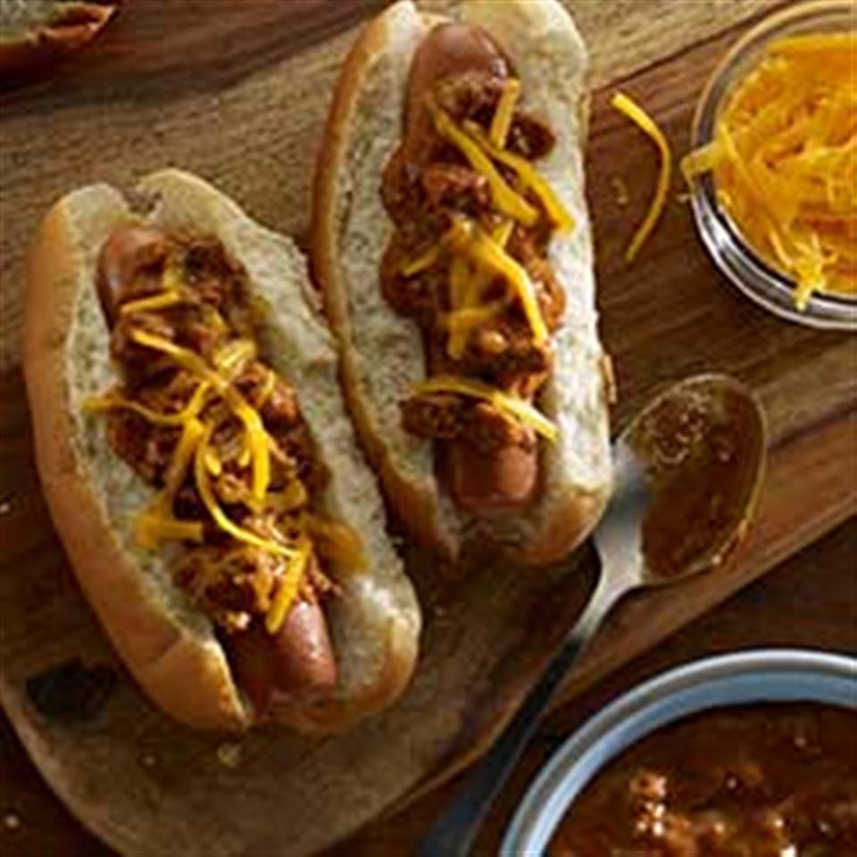 Chili Dogs with Cheese